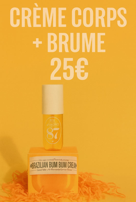 Brume  90 ml + crème sol de janeiro 240 ml